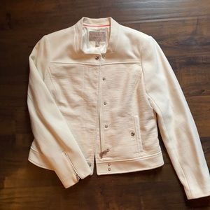 Banana republic ivory cropped jacket